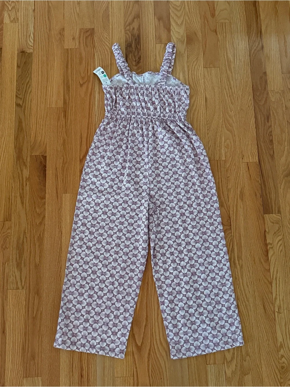 NWT OshKosh B’Gosh Girls Tropical Print Knit Jumpsuit, Size 10